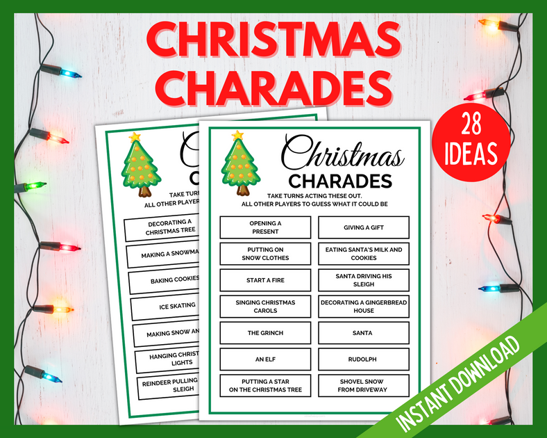 Christmas Charades | LittleHaloJ