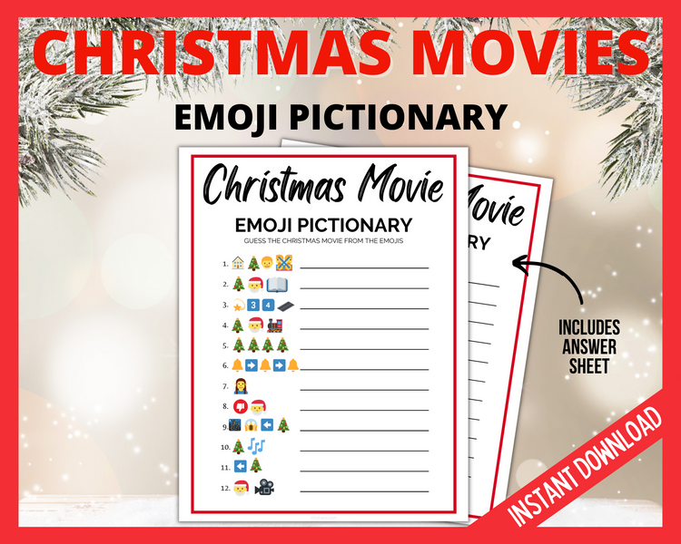 Christmas movie emoji deals game