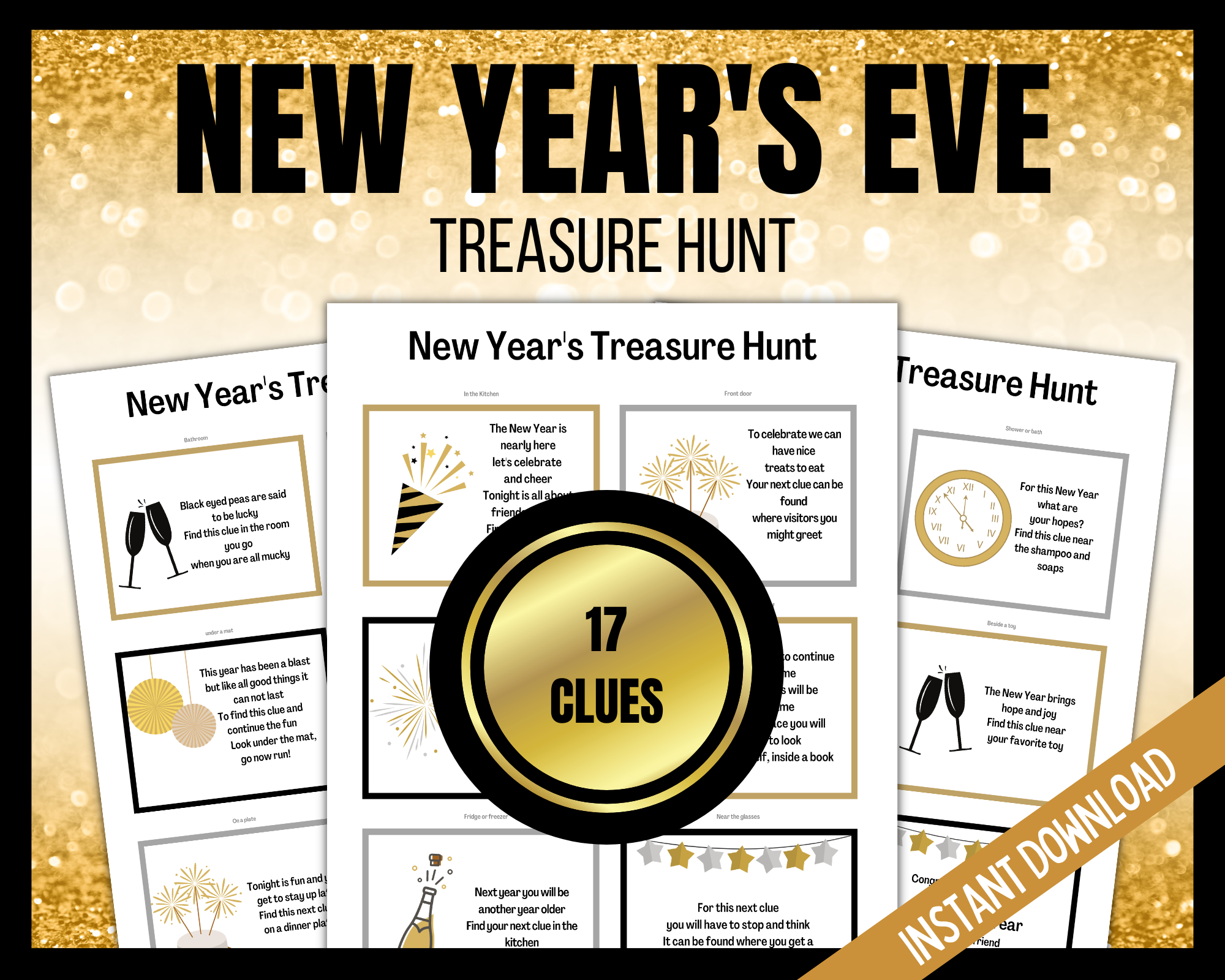 new years eve treasure hunt
