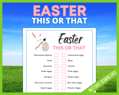 Easter This or That Printable Game