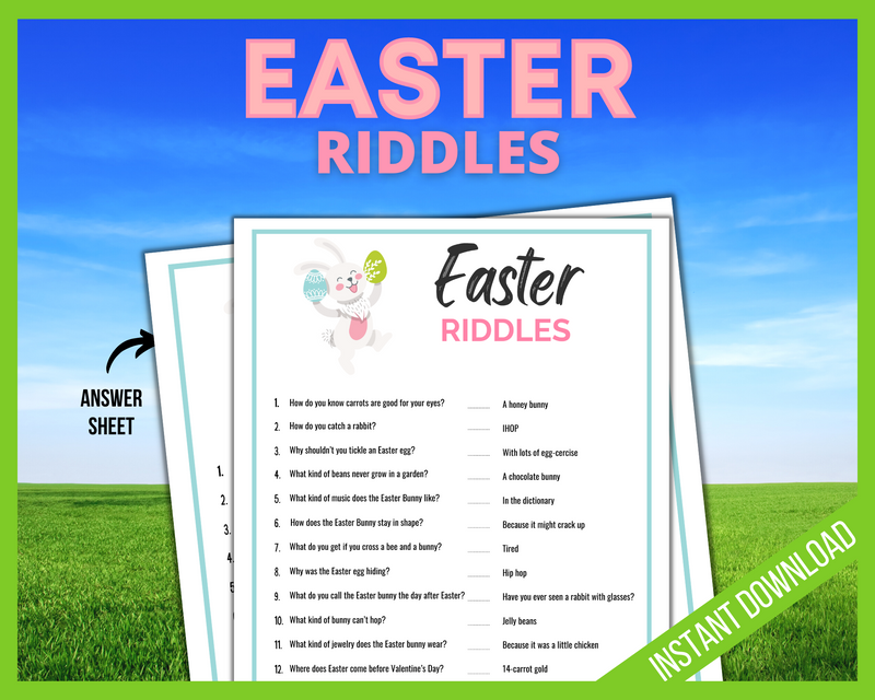 Easter Card Riddles Easter Riddles | LittleHaloJ