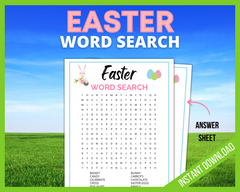 Easter Word Search Printable Game