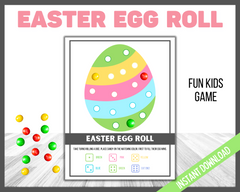 Easter Egg Dice Roll Game