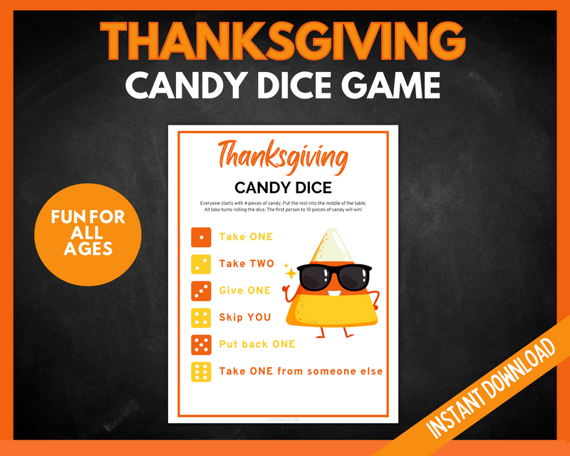 Kids Thanksgiving Games Bundle