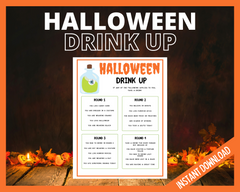 Halloween Drink Up Printable Game