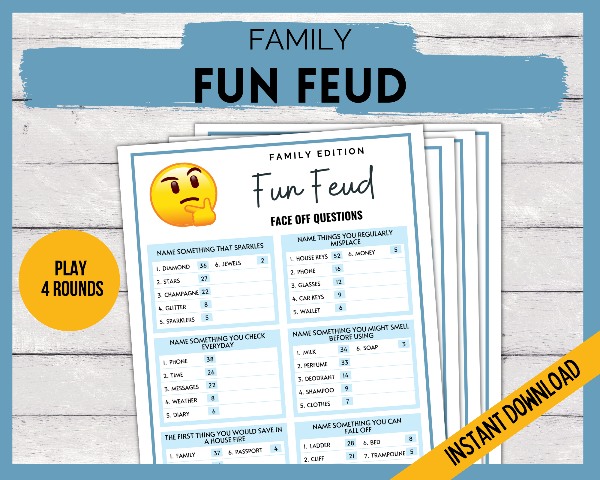 Family Fun Feud | LittleHaloJ family-fun-feud-littlehaloj