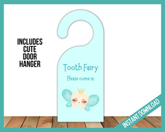 Printable Tooth Fairy Door Hanger