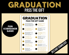 Graduation Pass the Gift Printable Game