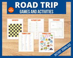 Road Trip Games for Kids Printable