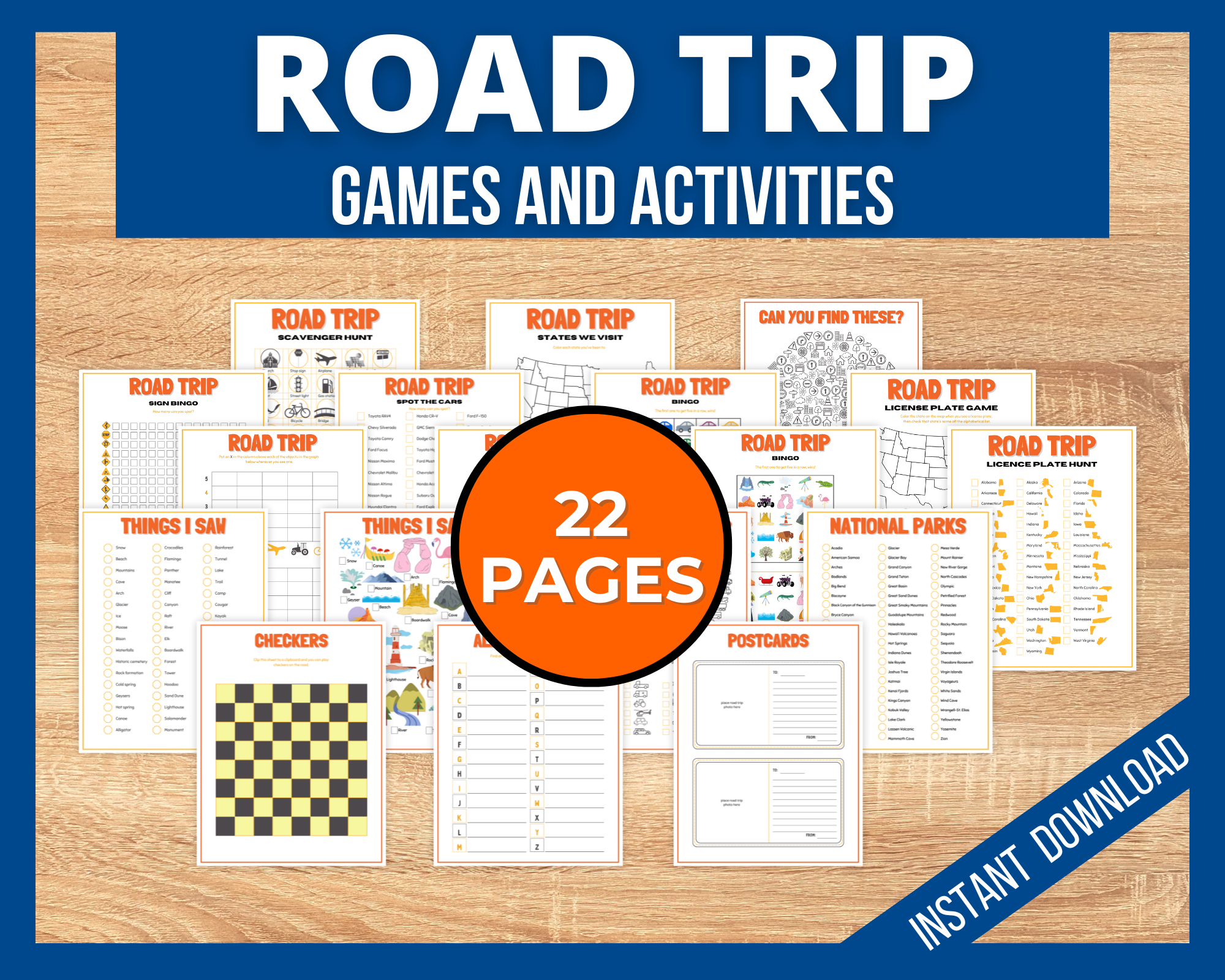 Road Trip Games and Activities