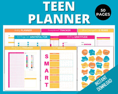 Mindset planner for teenagesr printable