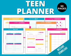 Printable Teen Mindset Journal