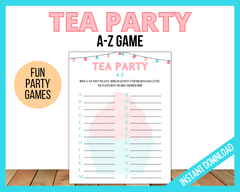Tea Party A-Z