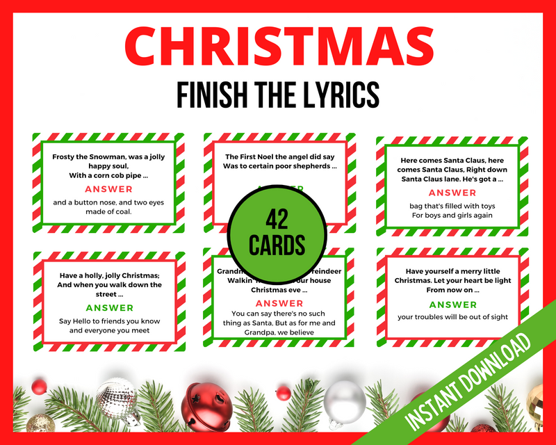 Christmas Finish the Song | LittleHaloJ christmas-finish-the-song-littlehaloj