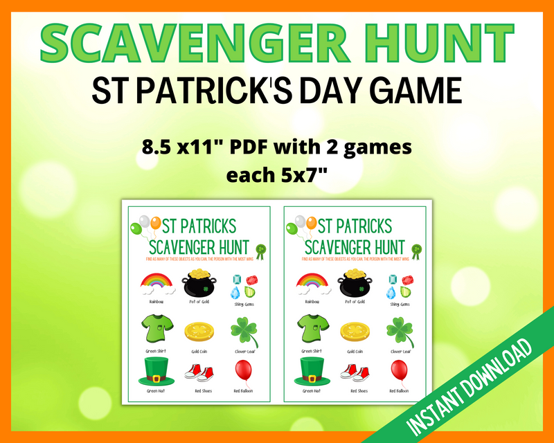 St Patricks Day Printable Game