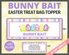 Easter Bunny Bait Treat Topper