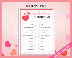 galentines day this or that printable game