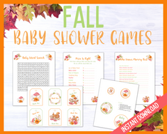 Fall Baby Shower Games