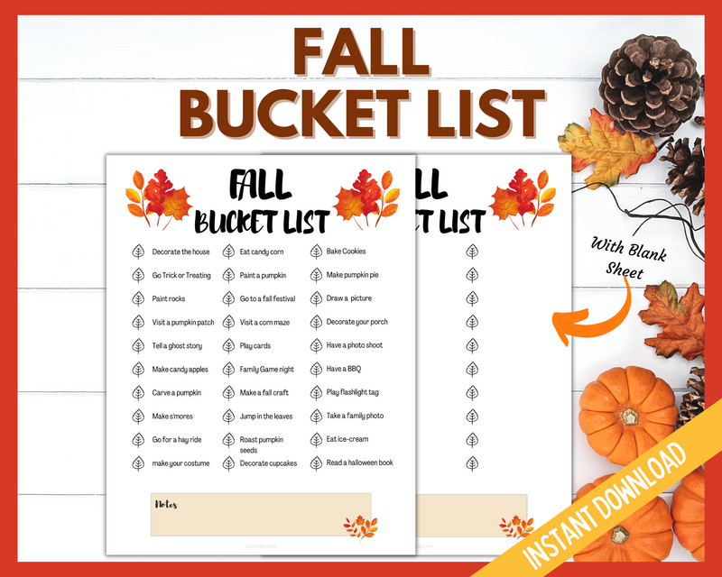 Fall Bucket List