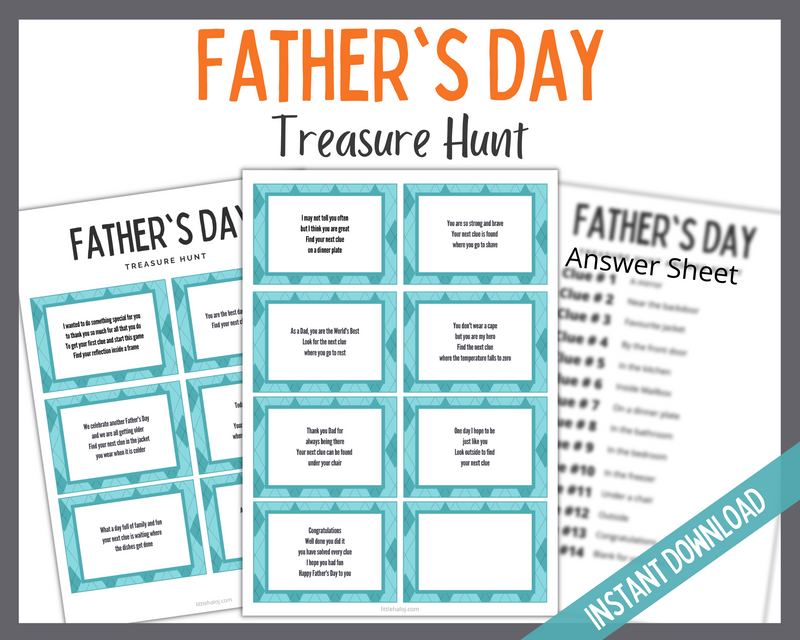 Fathers day treasure hunt