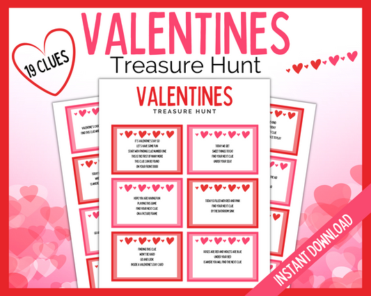 Valentines Day Treasure Hunt