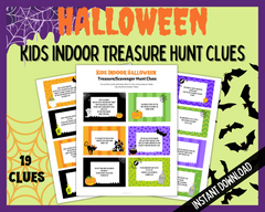Kids Indoor Halloween Treasure Hunt | LittleHaloJ