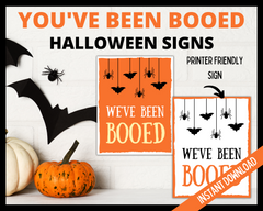 Halloween Youve been booed signs