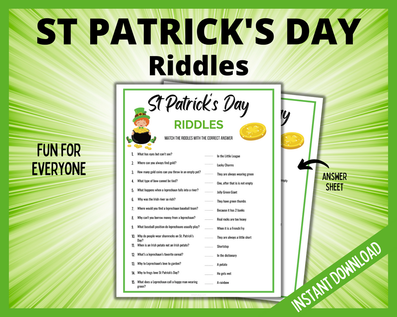St Patrick's Day Riddles and jokes
