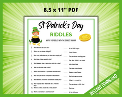 St Patricks Day Riddles with answers