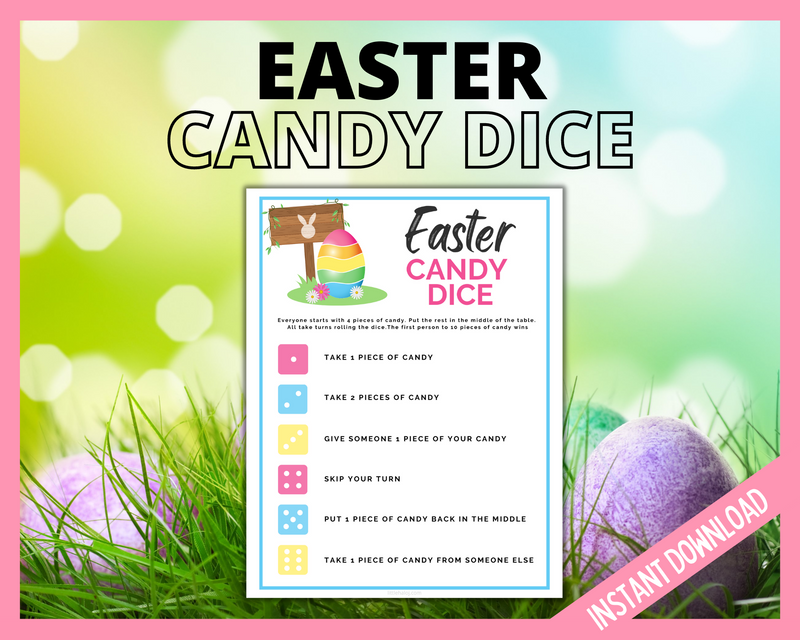 Easter Candy Dice