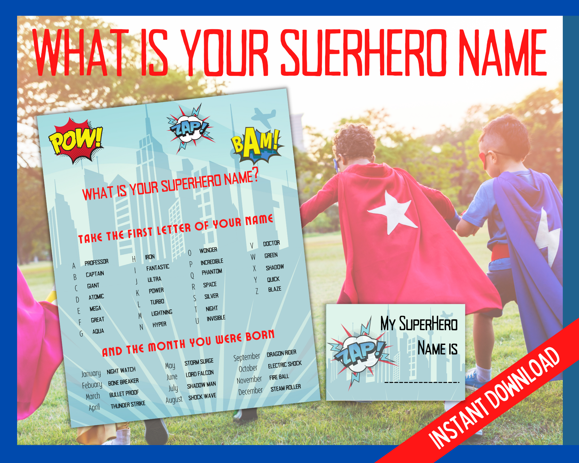 Superhero by name