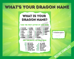 What is your dragon name