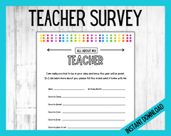 Teacher Survey