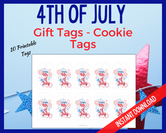 fourth of July Gift Tags