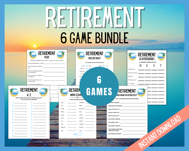 retirement games bundle