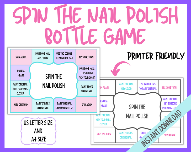 Spin the nail polish bottle game