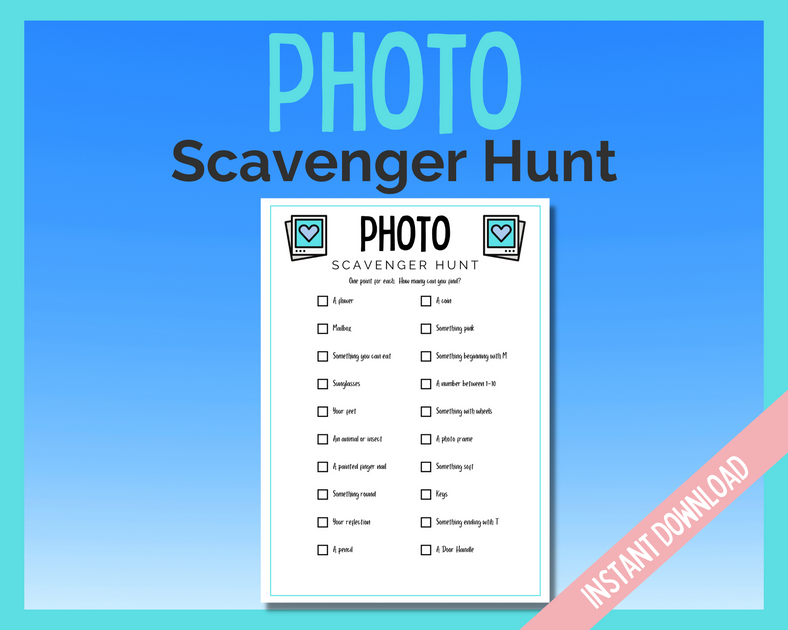 Photo Scavenger Hunt | LittleHaloJ