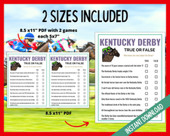 Kentucky Derby True of False Trivia Quiz