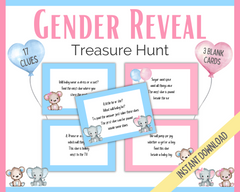 Gender Reveal Treasure Hunt