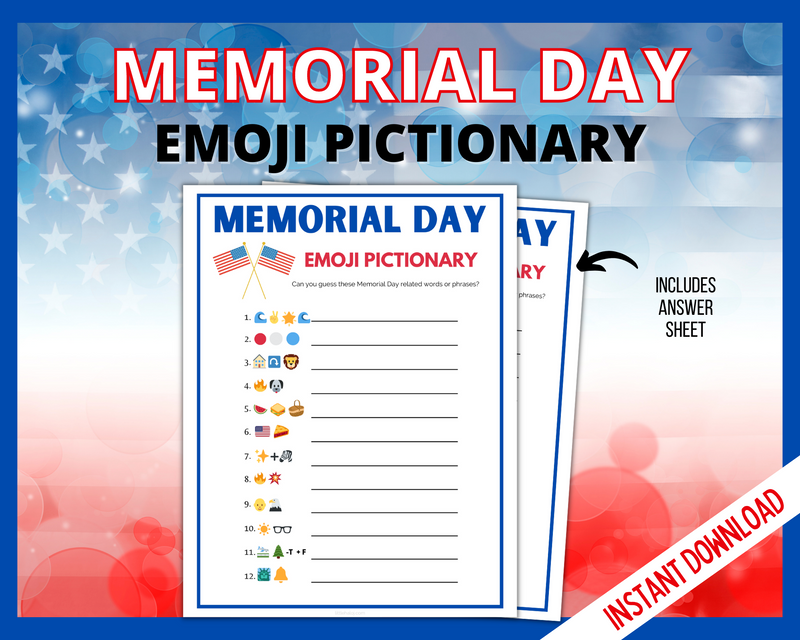 Memorial Emoji Pictionary Game