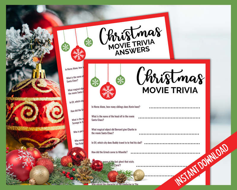 Christmas Movie Trivia Quiz