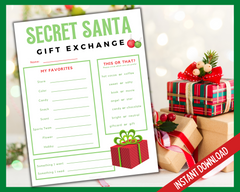 Secret Santa Gift Exchange Green