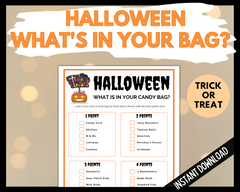 What is in your Trick or Treat Bag