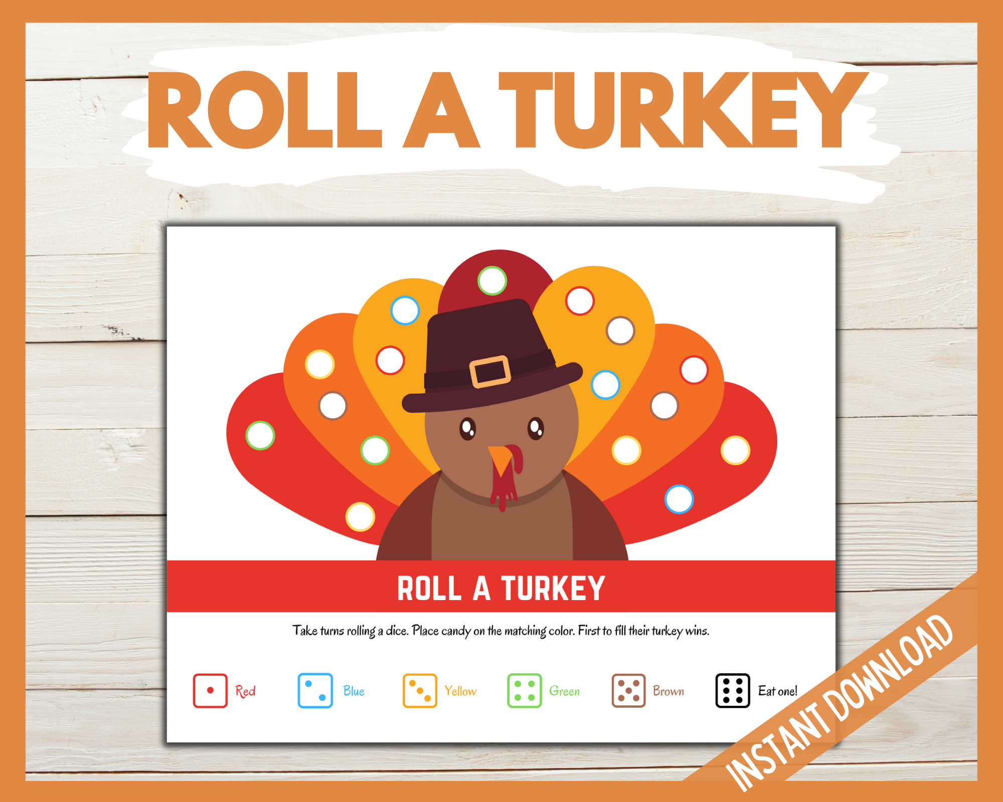 roll-a-turkey-littlehaloj for Roll A Turkey Dice Game Free Printable Pdf Roll a Turkey | LittleHaloJ for Roll A Turkey Dice Game Free Printable Pdf