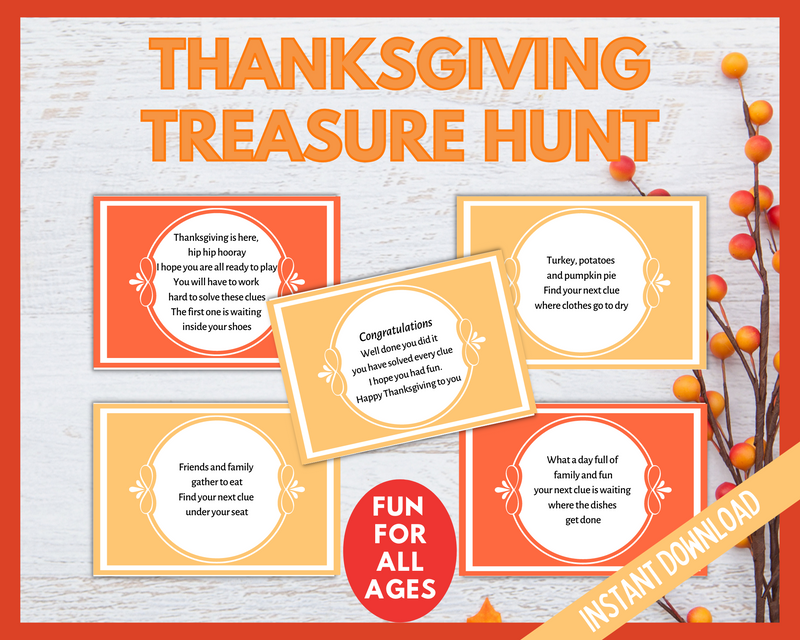 Thanksgiving Treasure Hunt