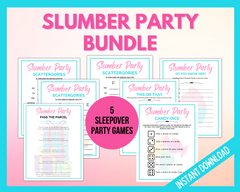 Slumber Party Bundle Printable