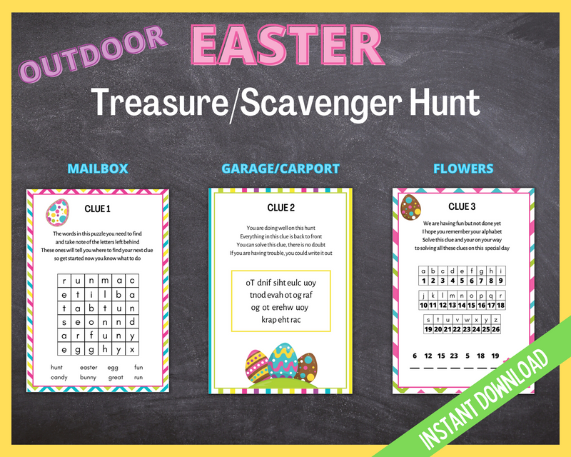 Easter Treasure Hunt for teen