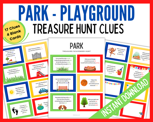 park treasure hunt clues