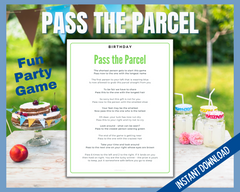 Pass the Parcel Printable Game