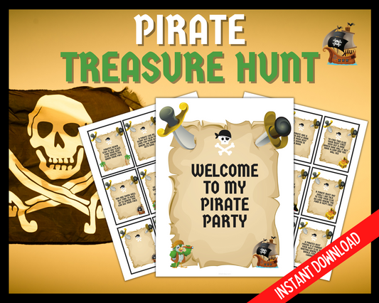 Pirate Treasure Hunt Printables